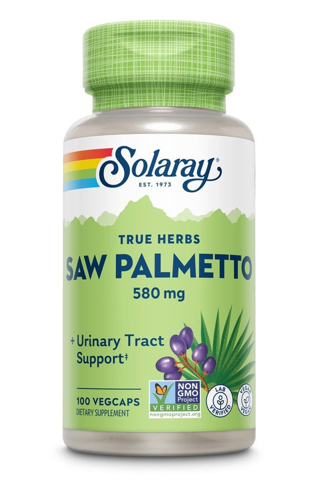 Solaray Saw Palmetto -- 580 Mg - 100 Capsules