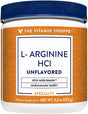 The Vitamin Shoppe L-Arginine Hcl Amino Acid Powder - Nitric Oxide Booster & Supports Cardiovascular Health - Unflavored (50 Servings)