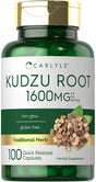 Kudzu Root Extract | 1600Mg | 100 Capsules | Herbal Supplement | by Carlyle