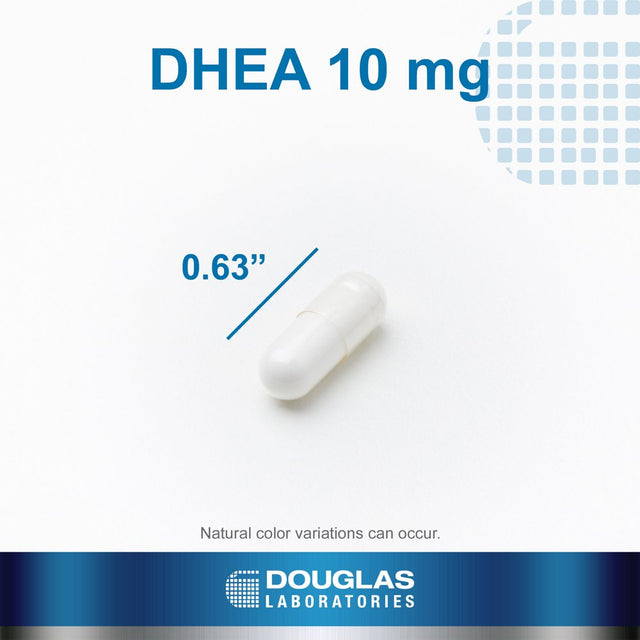 Douglas Laboratories DHEA 10 Mg | Micronized Supplement to Support Immune Health, Brain, Bones, Metabolism and Lean Body Mass* | 100 Capsules