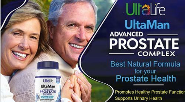 Ultalife Advanced Saw Palmetto Prostate Supplement for Men W/ Beta Sitosterol + Health Formula to Reduce Urge for Frequent Urination, DHT Blocker, Improve Sleep, Performance- 90 Capsules