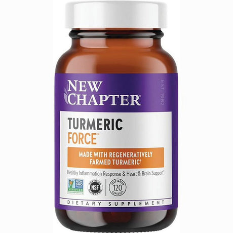 New Chapter Turmeric Force Vegetarian Capsules, 400 Mg, 120 Ct