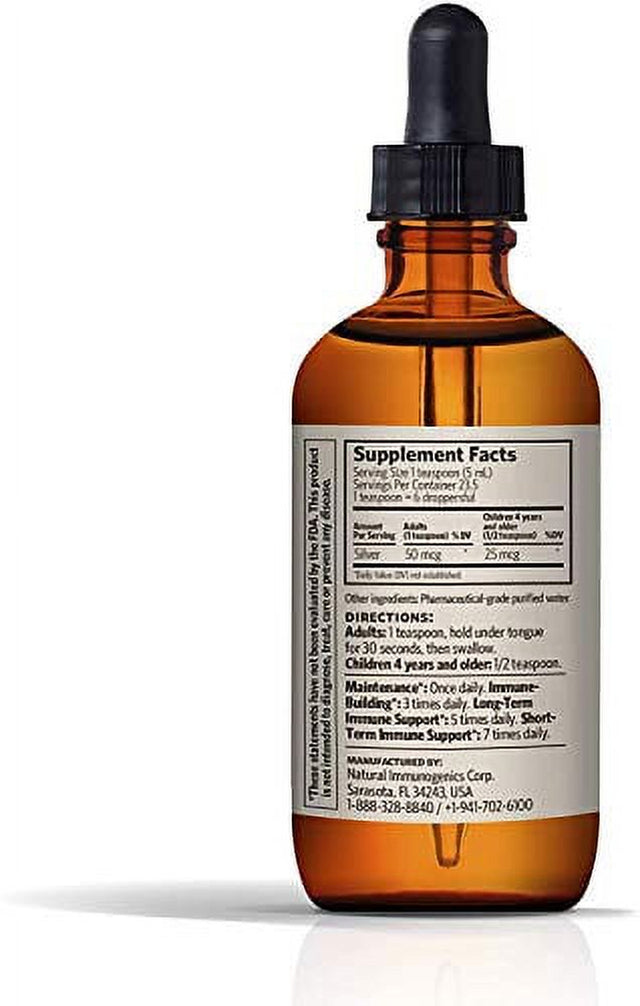 Sovereign Silver Bio-Active Silver Hydrosol for Immune Support - 10 Ppm, 4Oz (236Ml) Dropper plus 2Oz First Aid Gel - Homeopathic Medicine - plus Stress Bal