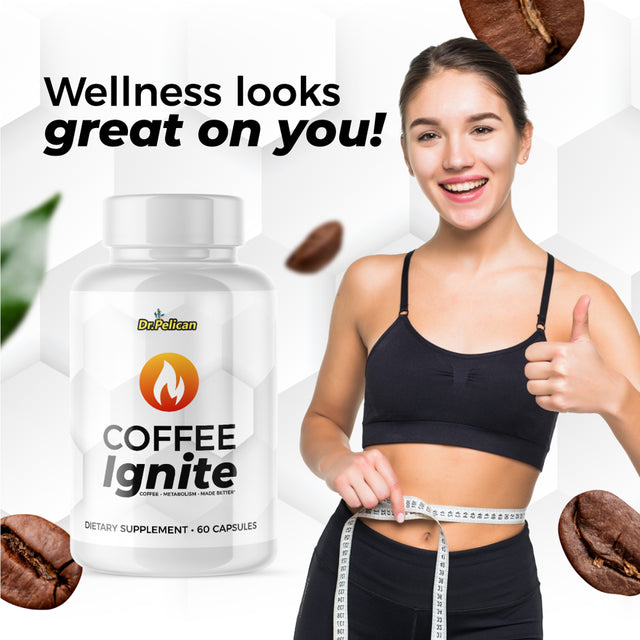 Coffee Ignite-Metabolism/Weight Loss/Energy- 60 Capsules- Dr. Pelican