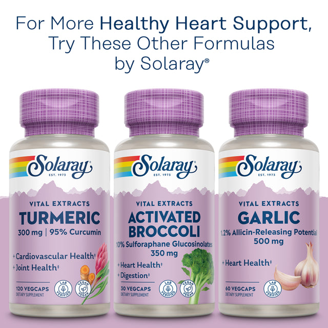 Solaray Red Yeast Rice 600Mg | Healthy Heart & Cardiovascular System Support | Non-Irradiated & No Citrinin | Lab Verified | 45 Vegcaps