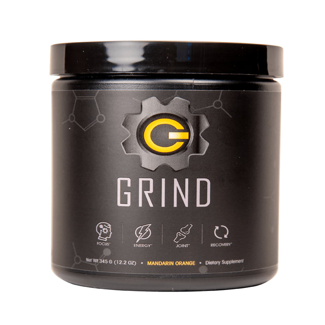 GRIND - Pre-Workout - Nootropic - BCAA Recovery All-In-One - Mandarin Orange