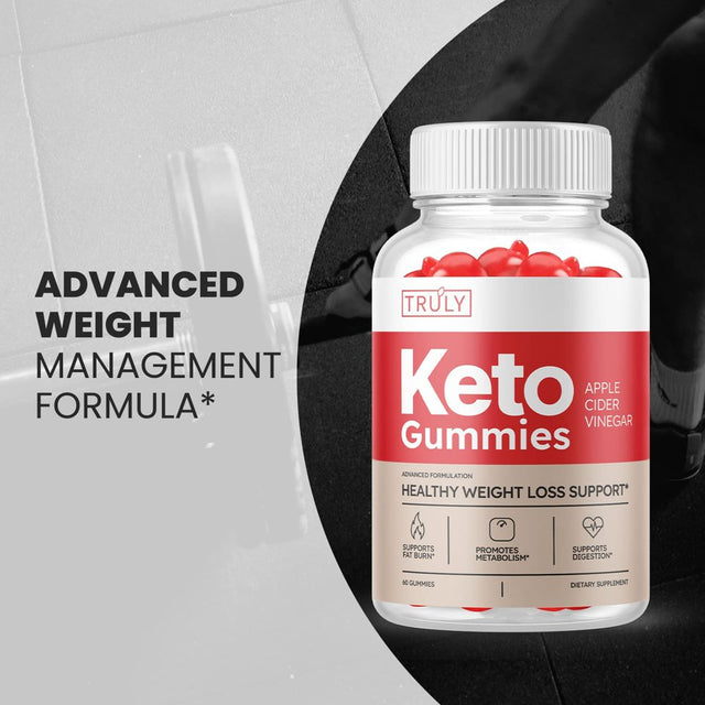 (2 Pack) Truly Keto ACV Gummies - Supplement for Weight Loss - Energy & Focus Boosting Dietary Supplements for Weight Management & Metabolism - Fat Burn - 120 Gummies