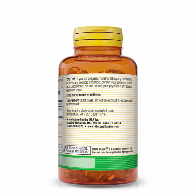 Mason Natural Vitamin 180 Mg (400 IU): Antioxidant, Immune Support, Skin & Eyes, 100 Soft Gels