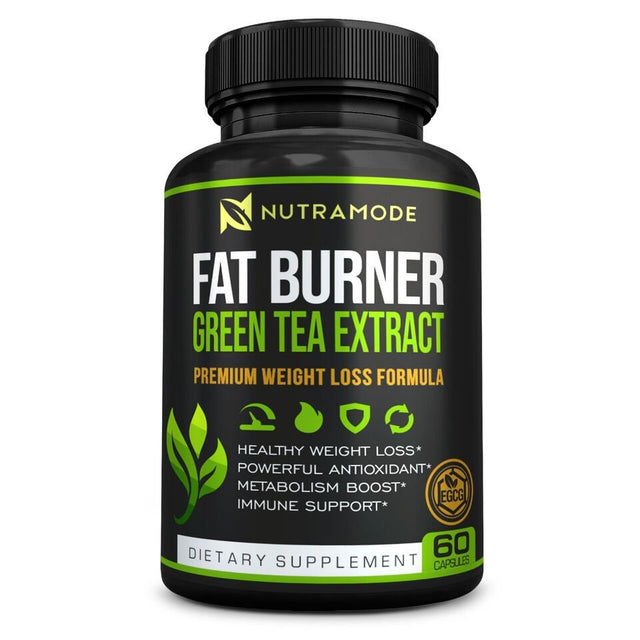 Green Tea Extract Belly Fat Burner Supplement with EGCG Appetite Suppressant 60 Capsules