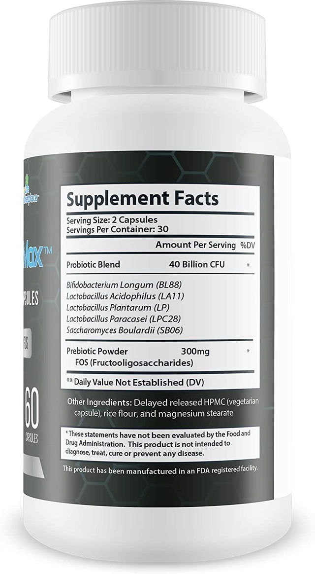 Probiotic Vigor Plex Max - Mens Probiotic Capsules - Our Best Male Formula - 40 Billion Cfu’S - Premium Probiotic Formula for Male Health - Gut Support - Immune Health - Digestive Health