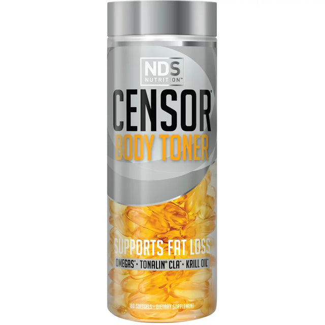 Censor - Fat Loss and Body Toner with CLA, Fish Oil, Safflower and Omega 3-6-9 Blend - Dietary Supplement for Improved Energy, Metabolism and Health - 180 Softgels