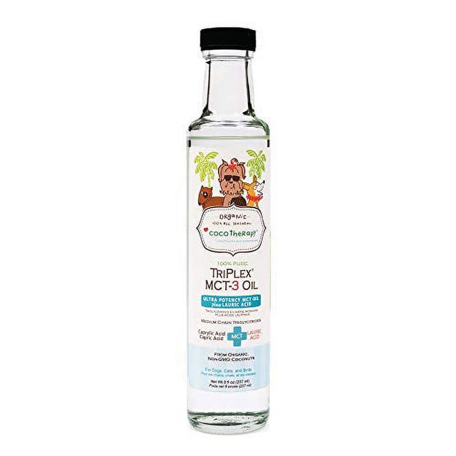 Cocotherapy Triplex MCT-3 Oil, Non-Gmo, 100% Pure and Natural, 8 Oz.