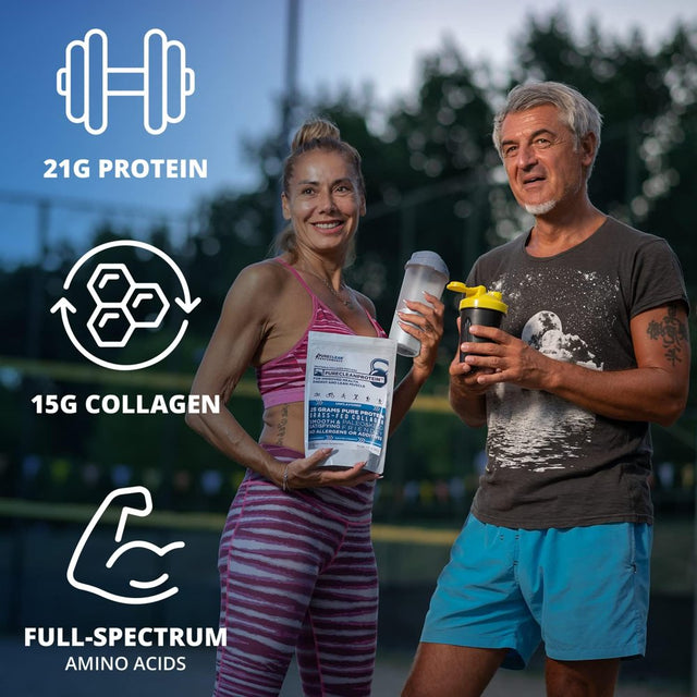 Protein Powder with Collagen & Amino Acids, Vanilla, Pureclean Performance