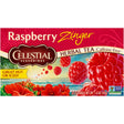 Celestial Seasonings Zinger Raspberry Caffeine-Free Herbal Tea Bags, 20 Count