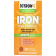 Vitron-C High Potency Iron Supplement with 125 Mg Vitamin C, Dye Free, Vegan, Gluten Free, 60 Count