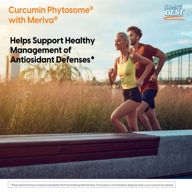 Doctor'S Best Curcumin Phytosome with Meriva, Non-Gmo, Vegan, Gluten Free, Soy Free, Joint Support, 500 Mg 180 Veggie Caps