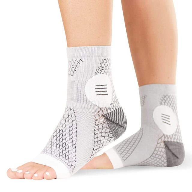 1Pair Neuropathy Socks Compression Sleeve for Ankle Swelling Pain Relief Sprain Neuropathy Nano Support Brace Women Men