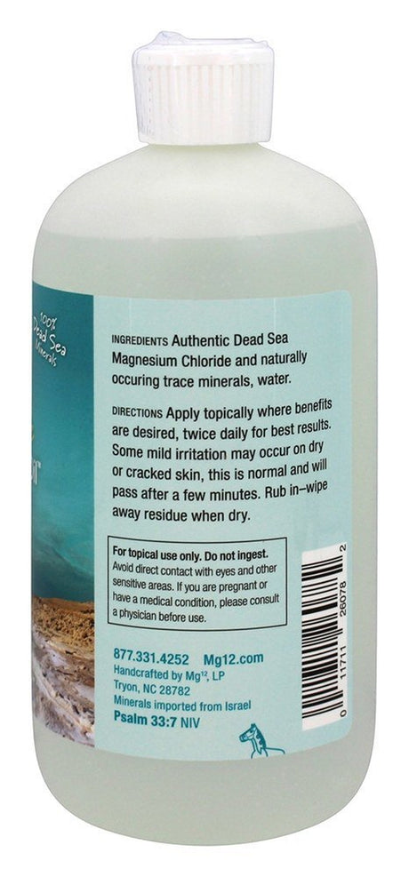 Mg12 - Magnesoothe Magnesium Oil - 16 Oz.