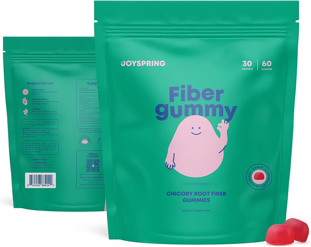 Kids Fiber Gummies for Constipation - Fiber Gummies for Kids Ages 4-11 & Adults - Fiber Supplement Gummies for Regular Digestion - Natural Fiber for Kids - Orange & Berry Flavored - 5 Mg - 60 Ct