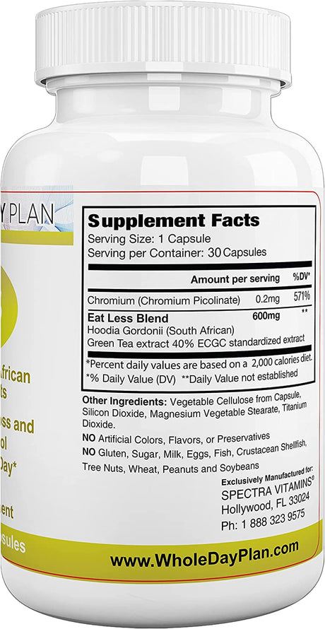 EAT Less - Weight Loss Pills for Women and Men That Works Fast - Appetite Suppressant Fat Burning Supplements for Women and Men That Work Fast - Made in USA