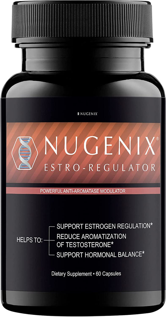 Nugenix Total-T - Free and Total Testosterone Booster for Men & Nugenix Estro-Regulator Bundle