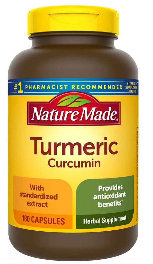 Nature Made Turmeric 500 Mg Capsules, 180 Ct.