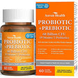 Probiotics for Women and Men - Prebiotics and Probiotics, Adults Probiotics 60 Billion CFU, 19 Strains Acidophilus Probiotic Supplement for Gut Health & Weight Loss, Natural, Shelf Stable; 60 Capsules