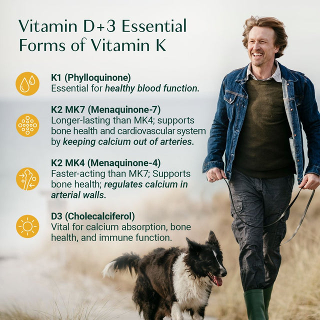 Algaecal D3 Complete - Vitamin D3 + Vitamin K2, Vitamin E, and Vitamin a , 60 Softgels