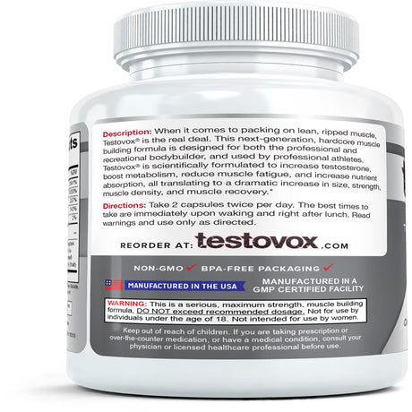 EFX Kre Alkalyn Creatine & Testovox Bundle: Testosterone Boosting, Comprehensive Lean Muscle Stack