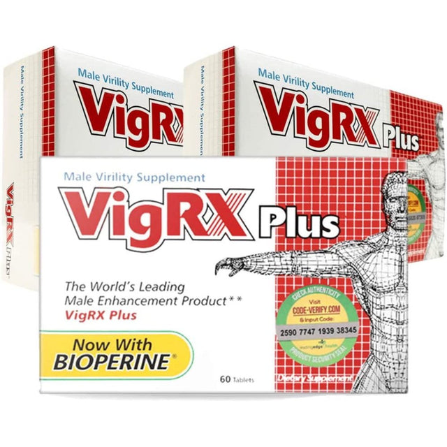 Vigrx plus Male Virility Herbal Dietary Supplement Pill - 60 Tablets (3 Box) One Customer Reported That the Product Can Make You Sick. If You Experience This Pl...