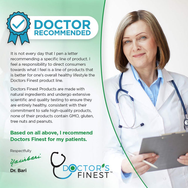 Doctor'S Finest Probiotic with Prebiotic Fiber Supplement for Men and Women, 120 Count