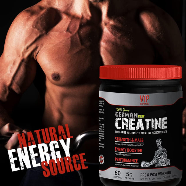 Muscle Pump Formula - German CREATINE Powder - PRE & Post Workout - Creatine Monohydrate Energy - 3 Cans 900 Grams (300 Servings)