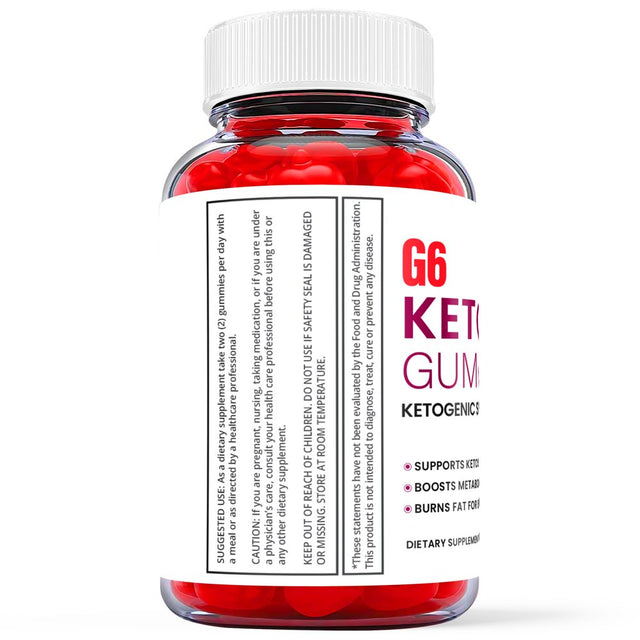 (2 Pack) G6 Keto ACV Gummies - Supplement for Weight Loss - Energy & Focus Boosting Dietary Supplements for Weight Management & Metabolism - Fat Burn - 120 Gummies