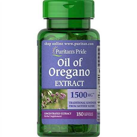 Puritans Pride Oil of Oregano Extract, 1.5 Gram