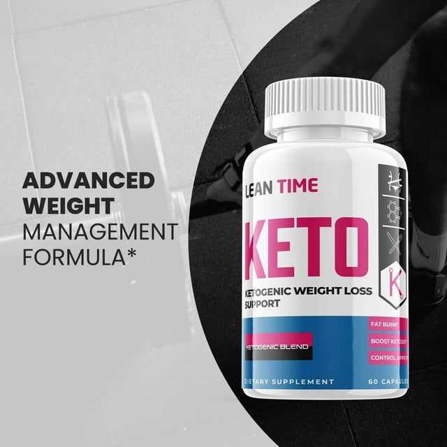 (3 Pack) Lean Time Keto - Supplement for Weight Loss - Energy & Focus Boosting Dietary Supplements for Weight Management & Metabolism - Advanced Fat Burn Raspberry Ketones Pills - 180 Capsules