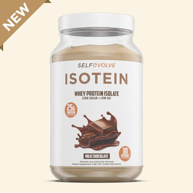 Isotein Isolate Protein Powder - Post Workout Recovery Protein Powder - 25G Whey Isolate Protein, 0G Added Sugar, 1G Fat (Milk Chocolate, 2Lb)