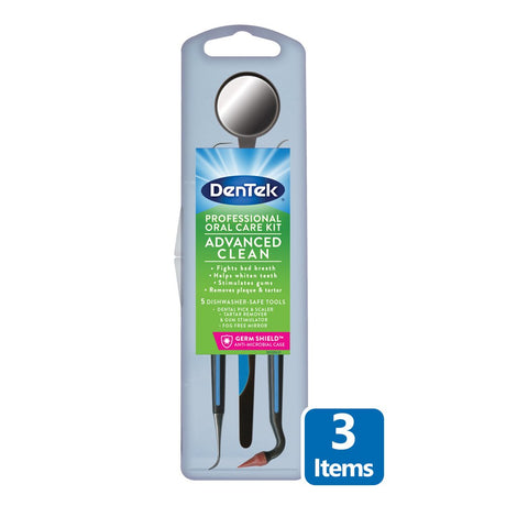 Dentek Professional Oral Care Kit, Advanced Clean, 5 Tools