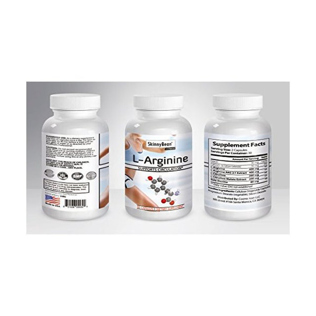 Skinny Bean L-Arginine Extract for Women ~ MADE to ORDER FRESH ~ 2X Fine Ground Powder Capsules