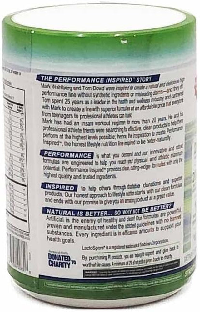 Performance Inspired Nutrition Plant-Based Protein Powder - All Natural - 20G - 1B Probiotics - Digestive Enzymes - Fiber Packed - G Free - Vanilla Bean - 1.5 Lb