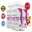 (3 Pack) True Form Keto ACV Pills 1275Mg Alternative to Gummies Dietary Supplement 180 Capsules