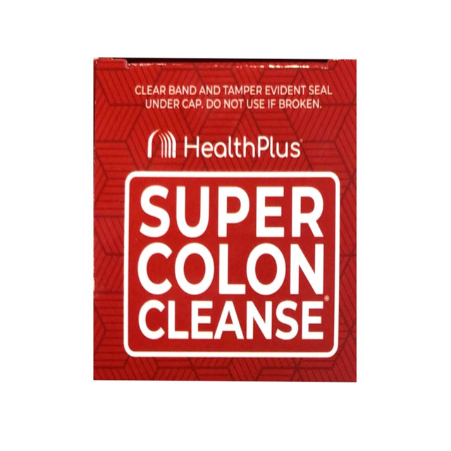 2 Pack Health plus Super Colon Cleanse Psyllium with Herbs, 60 Capsules Each