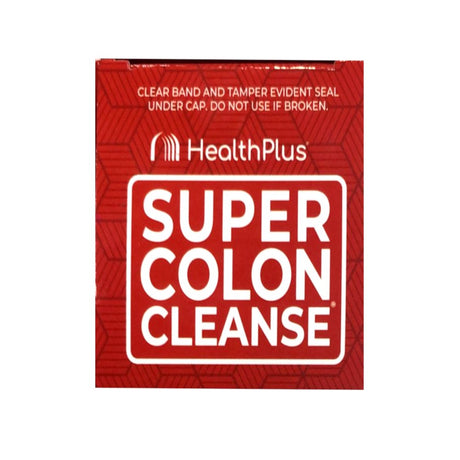 Health plus Super Colon Cleanse Psyllium with Herbs, 60 Capsules Each