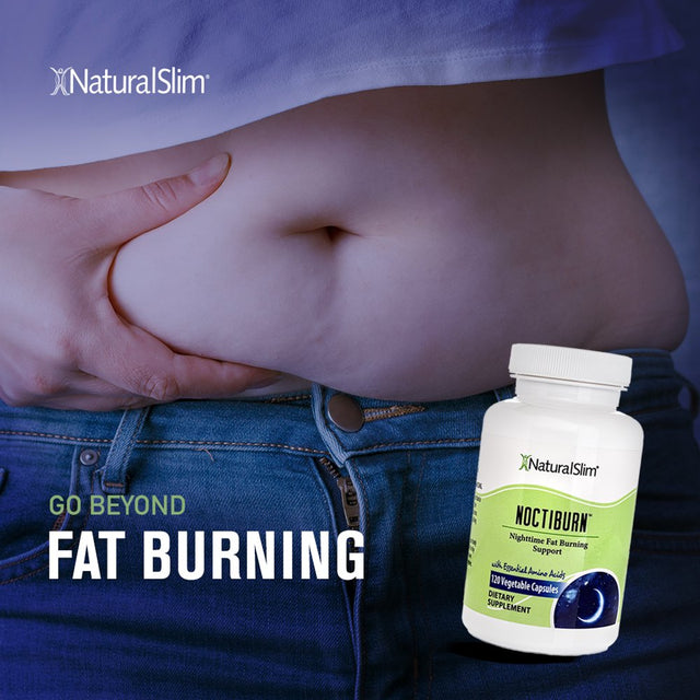 Naturalslim Noctiburn Night Fat Burner & Metabolism Support 120 Veggie Capsules