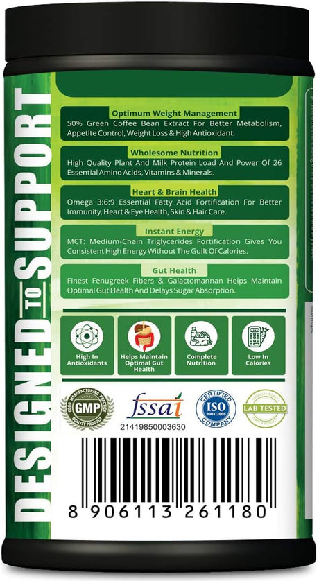 Organics Protein & Herbs, Whey Protein with Green Coffee Beans Extract, Omega 3-6-9, MCT Oil & 27 Essentials Vitamins & Minerals - 20 Servings - 0G Added Sugar (Strawberry)