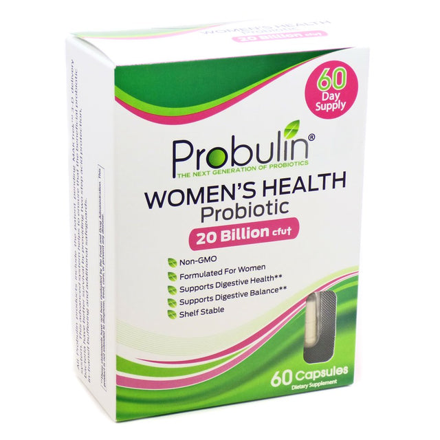 Probulin Women'S Health Probiotic, 20 Billion CFU, 60 Capsules