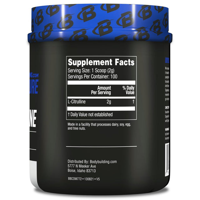 Bodybuilding.Com Signature Signature Citrulline 100 Servings Unflavored