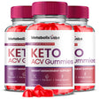 (3 Pack) Metabolix Labs Keto ACV Gummies - Supplement for Weight Loss - Energy & Focus Boosting Dietary Supplements for Weight Management & Metabolism - Fat Burn - 180 Gummies