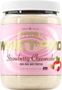 Steel Supplements Whey-Pro | 100% Pure Whey Protein Powder for Men and Women | Strawberry Cheesecake | Muscle Gain & Lean Muscle Recovery | Gluten Free | 1.65 Lbs | BCAA 5G | Non-Gmo | 25 Servings