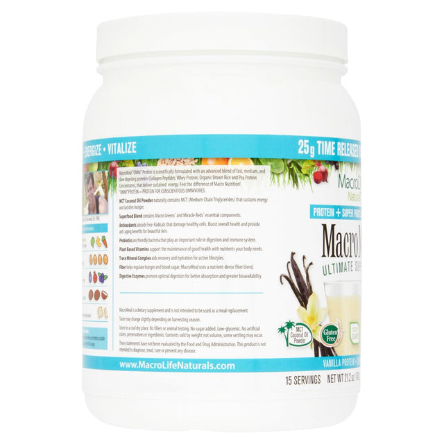 Macromeal Omni Protein by Macrolife Naturals – 25G Protein – Hydrolyzed Collagen Peptides (90%)