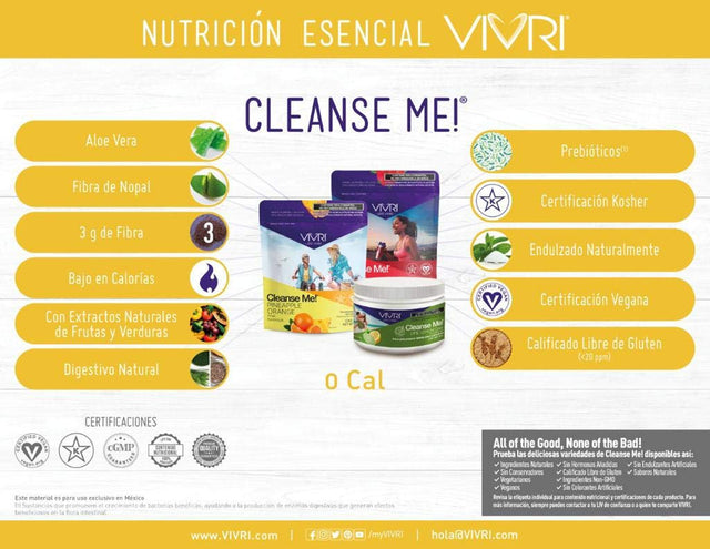 VIVRI- Cleanse Me: Jamaica Tropical (SHAKE- Cookies & Cream, POWER- Orange-Mango)